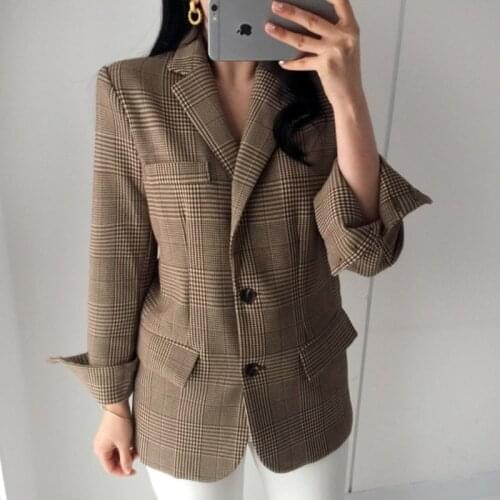 FTLZZ Women's Long Blazers