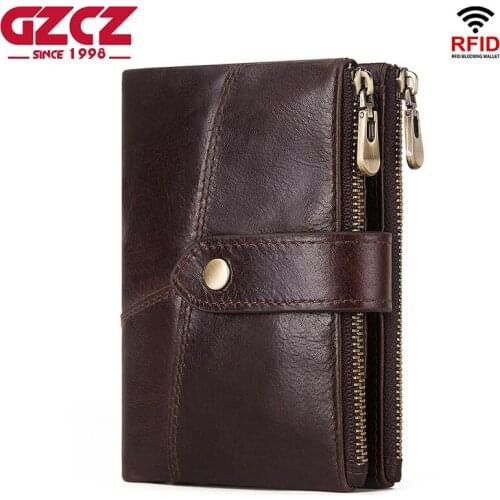 GZCZ Men's Leather Wallets