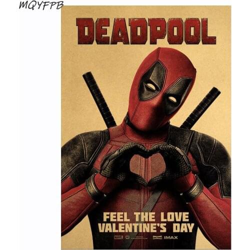 Classical Kraft Paper Movie Poster Wall Sticker Decorative Painting Household Products 50.5x3cm