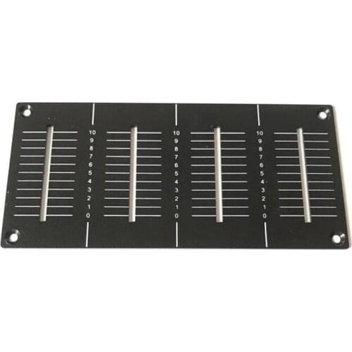 DAH2426 Channel fader Face metal Plate CHF Panel for Pioneer DJM 800