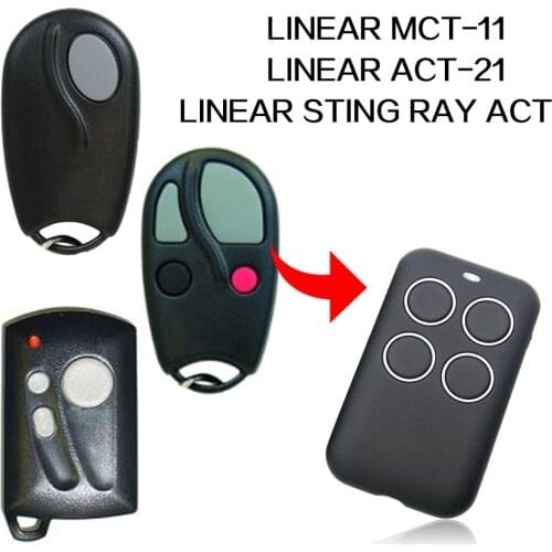LINEAR MCT-11 ACT-21 STING PAY ACT remote control gate remote control LINEAR garage door remote control 433MHz