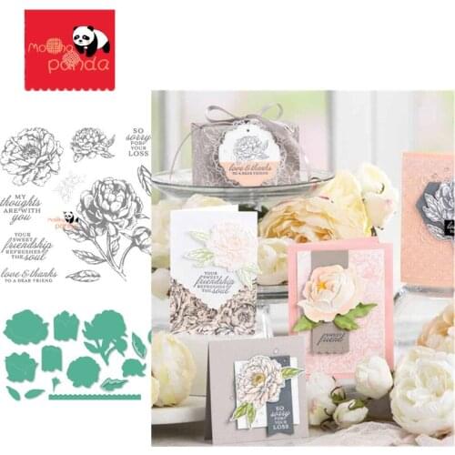 Flower Metal Cutting Dies and Stamps Scrapbooking Photo Album Embossing Paper Card Making Decor Die Nouveau Arrivage 2021 New