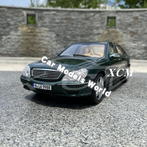 Diecast Car Model for Norev S600 1998 1:18 (Green metallic) + SMALL GIFT