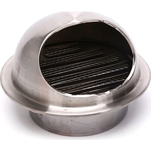 Stainless Steel Wall Ceiling Air Vent Ducting Ventilation Exhaust Grille Cover Outlet Heating Cooling Vent Cap Waterproof Design