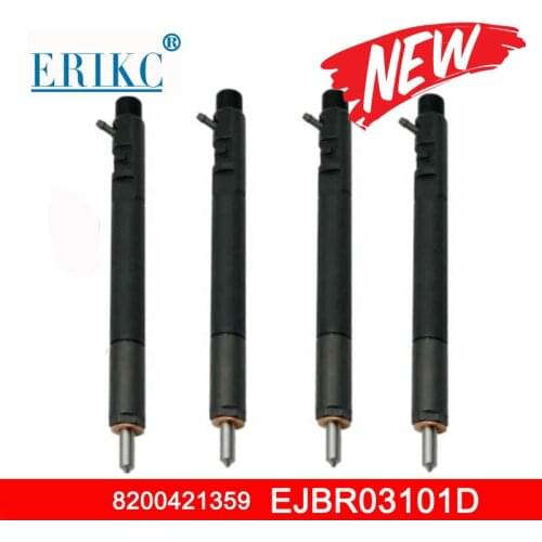 4PCS NEW EJBR03101D (8200421359) Diesel Common Rail Injector Nozzle R03101D 82 00 421 359 for RENAULT CLIO Euro 4