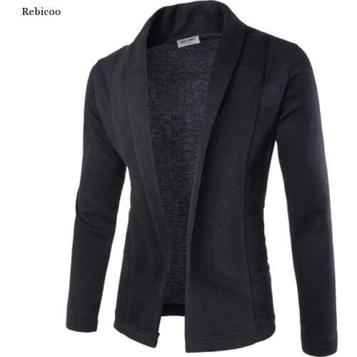 New Mens Slim Sweater Cardigans Male Long Sleeve V Neck Sweaters Mens Fashion Knitted Outerwear Spring Cardigan M-2Xl