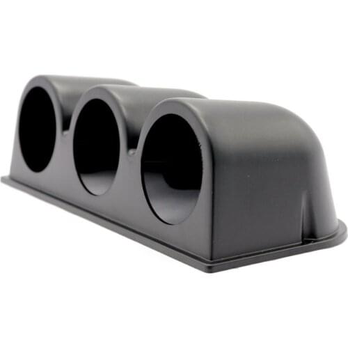 Great Performance 2inch 52mm 3 Hole Pod Gauge Meter Mount Holder Black