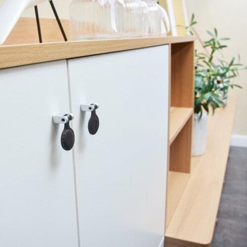 Modern simple fashion shaky Pendant Genuine Leather drawer cabinet shoe cabinet tv cabinet dresser cupboard door knob handle