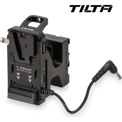 Tilta V mount Gold Anton Mount Battery Plate for Sony FX6 Camera V-lock Power Plate with 15mm rod adapter