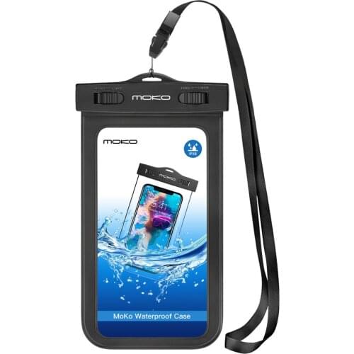 Waterproof Phone Pouch,Underwater Waterproof Cellphone Case Dry Bag with Lanyard for iPhone X/Xs/Xr/Xs Max,Galaxy S10/S9