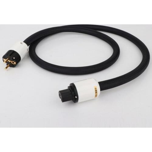 High Quality 10AWG HIFI Power Cable with US Plug Power Cord Cable Tube Amp DVD Audiophile