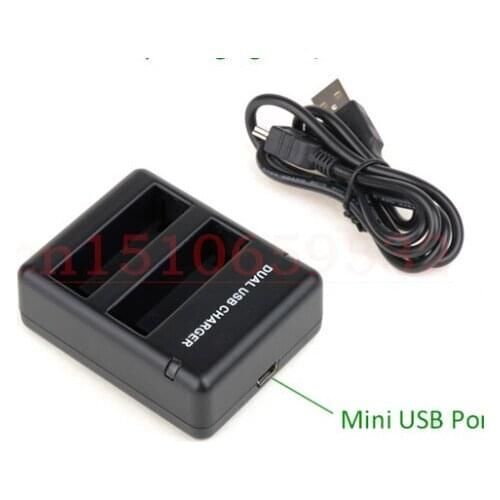 Gopro USB Dual Port Battery Charger Adapter for GoPro HD Hero 4 AHDBT401 Camera With Tracking number