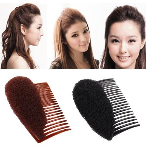 Hot sale Women Bouffant Ponytail Hair Insert Clip Plastic Comb Headwear Styling Tool