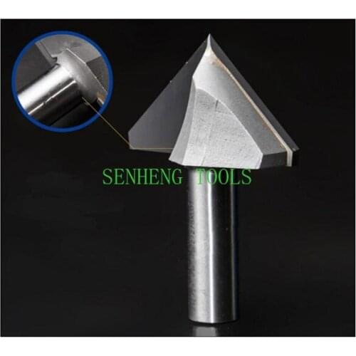 1piece 1/4*3/4(6.35*19.05mm) V Type Slotting cutter woodworking tools engraving machine tools milling cutter