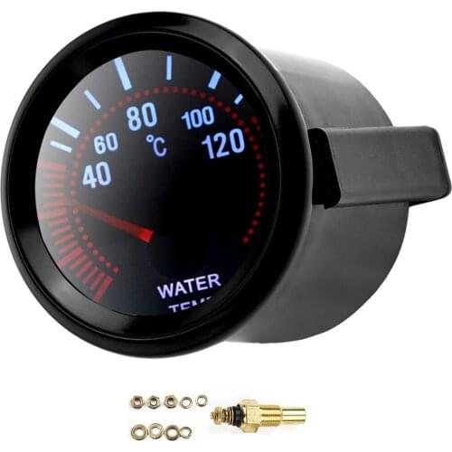 2 Inch Water temperature guage Car Metal And ABS Sensor With 12V DC Black Digital Generally