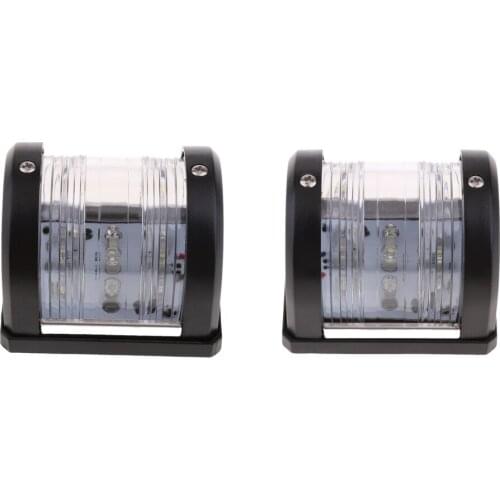 2 x Marine Boat White Masthead LED Navigation Light Waterproof 2 Nautical Miles