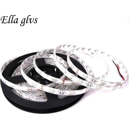 5M Led Strip Light 5050 30leds/M IP65/IP20 Flexible LED Ribbon DC12V For Home Party Decoration
