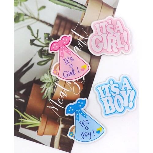 5pcs/lot Japan and South Korea ins patch cartoon children student gifts cute acrylic needle-free bag sweater girl accessories