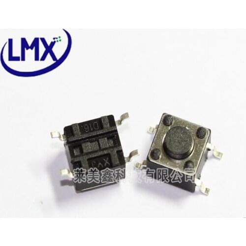 500 PCS/LOT touch switch 6*6*4.3 SMD 4pins high temperature resistance free shipping