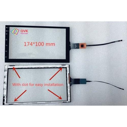 7 Inch Black touch screen for PIONEER YT9218 Car navigation GPS touch screen panel repair replacement parts