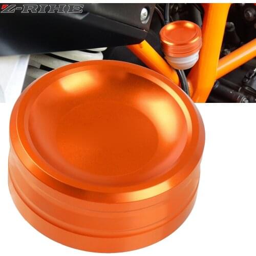 Motorcycle Accessories Rear Brake Fluid Reservoir Cover Cap For 390 125/200 250 2013 2014 2015 2016-2018 with logo