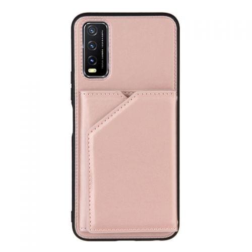 For Vivo Y Series Skin-feel Card Package Shell Y20 Card Holder Mobile Phone Case Drop Protection Cover Y17 y15 y12 u10 y11 y3