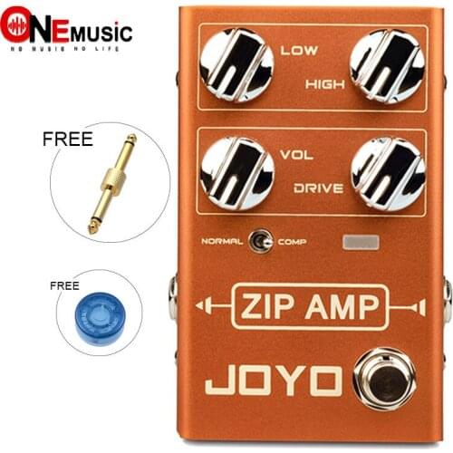 JOYO R-04 ZIP AMP Pedal Effect, Strong Compression Overdrive Effect Pedal, True Bypass