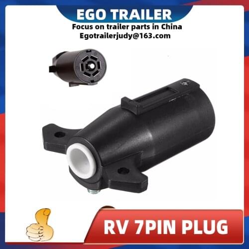7 poles trailer plug 7-way RV trailer connector replacement 7 pin male trailer end,trailer parts, accessories