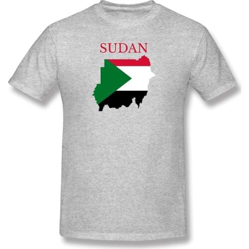 Man Sudan Flag Map Flags,Country, White, Usa Everyday Vintage T-shirts