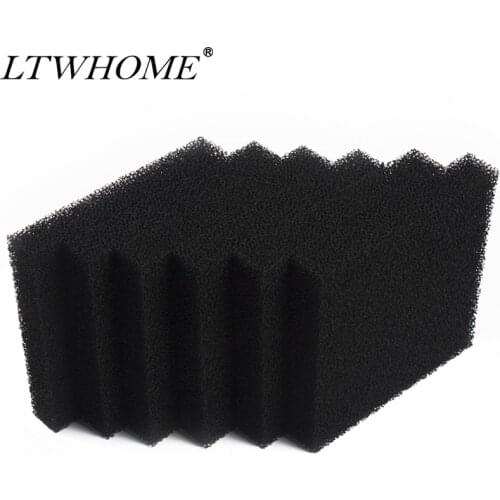 LTWHOME Carbon Foam Filter Pads Fish Tank Media Fits for Juwel Jumbo / BioFlow 8.0
