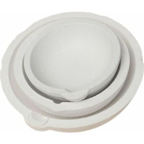 Crucibles Melting Set of 3 Ceramic Dish Cup Torch Melt Gold Silver & Scrap Metal