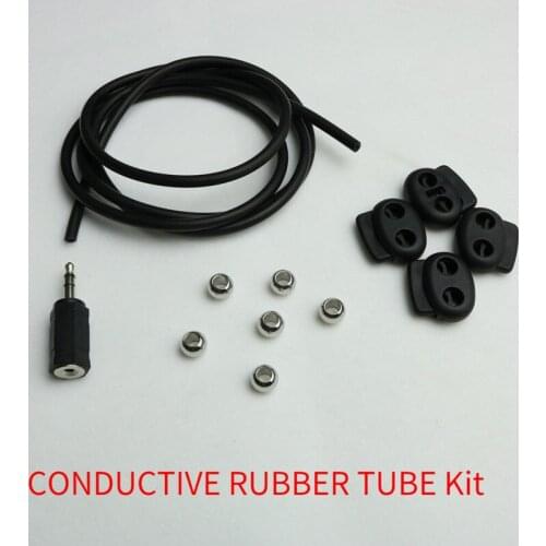 Electric Shock CONDUCTIVE RUBBER TUBE Kit for Adult Electrode Electrosex Gear Stimution TENS Unit E-stim DIY