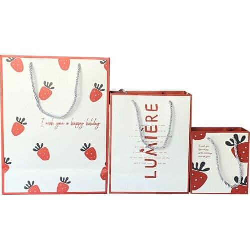 Wholesale Valentines Candy Customize Shopping Packaging Paper Bag For Gift