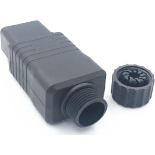 IEC320-C19 AC Power Adapter, AC Power Connector ,IEC C19 Rewirable DIY Plug,C19 Screw Lock AC Plug for UPS PDU CUP Devi