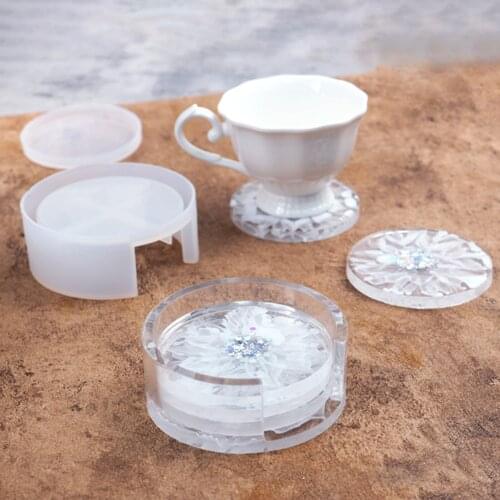 DIY Resin Coaster Storage Box Jewelry Accessories Jewelry Molds Jewerly Moulds Epoxy Resin Mold Casting Molds