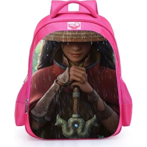 Raya The Last Dragon School bags for Girls Boys Preschool Book Backpack for Kids School Supplies Boys Bookbags Students Mochilas
