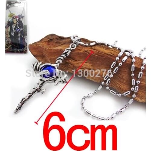 High Quality Gift toy Anime chain K project metal bule pendant necklace fashion chain