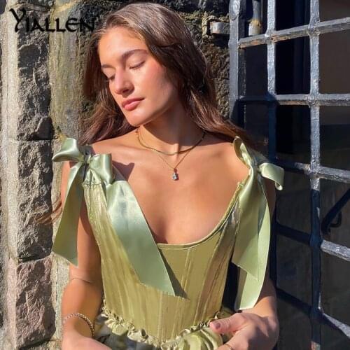 Yiallen Womens Silk Tops