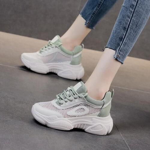 Women Running Shoes Breathable Casual Shoes Outdoor Platform Sports Shoes Casual Walking Sneakers Tenis Feminino Shoes
