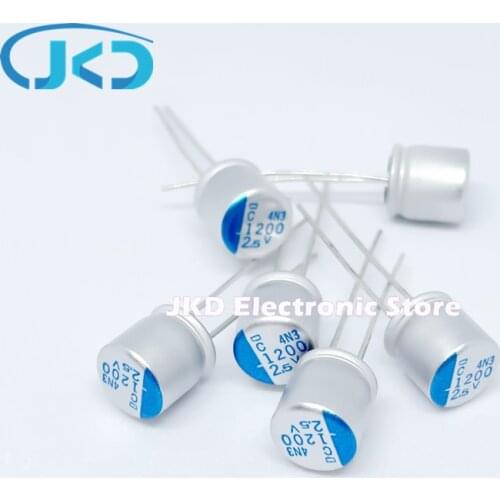50pcs 1200uF 2.5V NCC PSC series 8x8mm Super Low ESR 2.5V1200uF For Motherboard VGA Solid Capacitor NIPPON CHEMI CON 1200uf2.5V