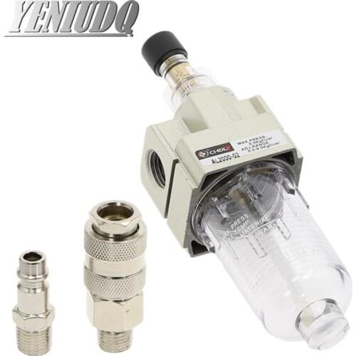AL2000-02 G1/4 Gas source processor oil mist Air Oiler Pneumatic Oil Fog Lubricator EU Fittings