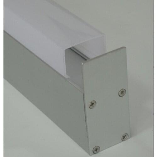 Free Shipping Big Size suspended Aluminum Profile LED Channel , Aliminyum LED Profile for ceiling lighting 1.8m/pcs 10p[cs/lot