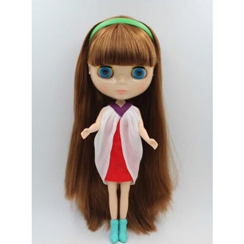 Free Shipping Top discount 4 COLORS BIG EYES DIY Nude Blyth Doll item NO. 271 Doll limited gift special price cheap offer toy