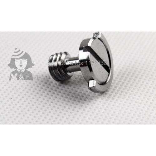 Quick Release Plate screw 3/8 screw 3/8 Precision Stainless Steel D-Ring Screw for Camera Tripod and Quick Release Plate