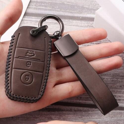 Genuine leather key case for car KIA k5 key case personality fashion kxcross Yirun K4 Freddy KX5 Kassner KX3 car package