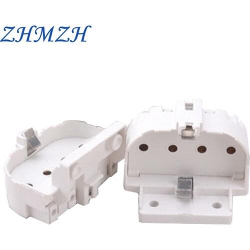 ZHMZH Lamp Holders H Tube Dedicated Lamp Holder U-tube Flat Four-pin Lamp Bases For Connecting the Ballast Free Shipping 2G11