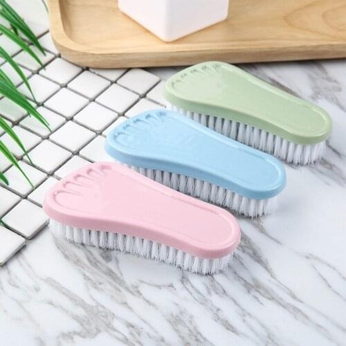 Foot Board Cleaning Brush Multifunctional Feet Soft Hair Kitchen Clean Tools Cleaning Scrub Clothes Shoe Coat Brush