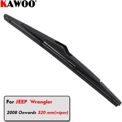 KAWOO Car Rear Wiper Blades Back Window Wipers Arm For JEEP Wrangler Hatchback (2008 Onwards) 320mm Auto Windscreen Blade