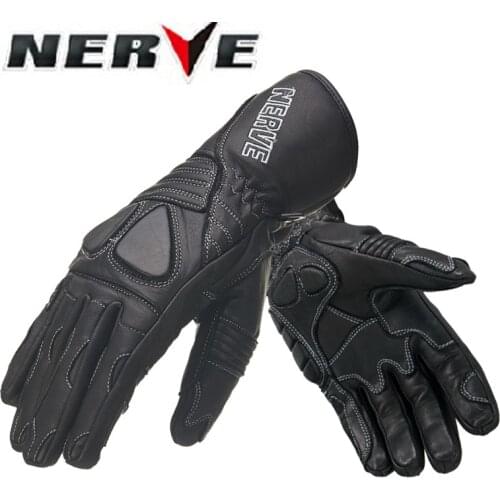 2019 New Authentic German NERVE KQ018 leather motorcycle gloves Cross country knight glove winter warm popular brands wearproof