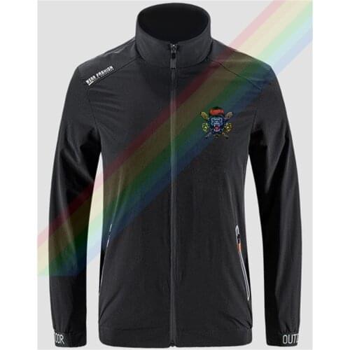 An Angry Gorilla In A Red Hat Slim Sport Jacket Mens Street Windbreaker Zipper Thin Jacket Mens Casual Front Printing Jacket